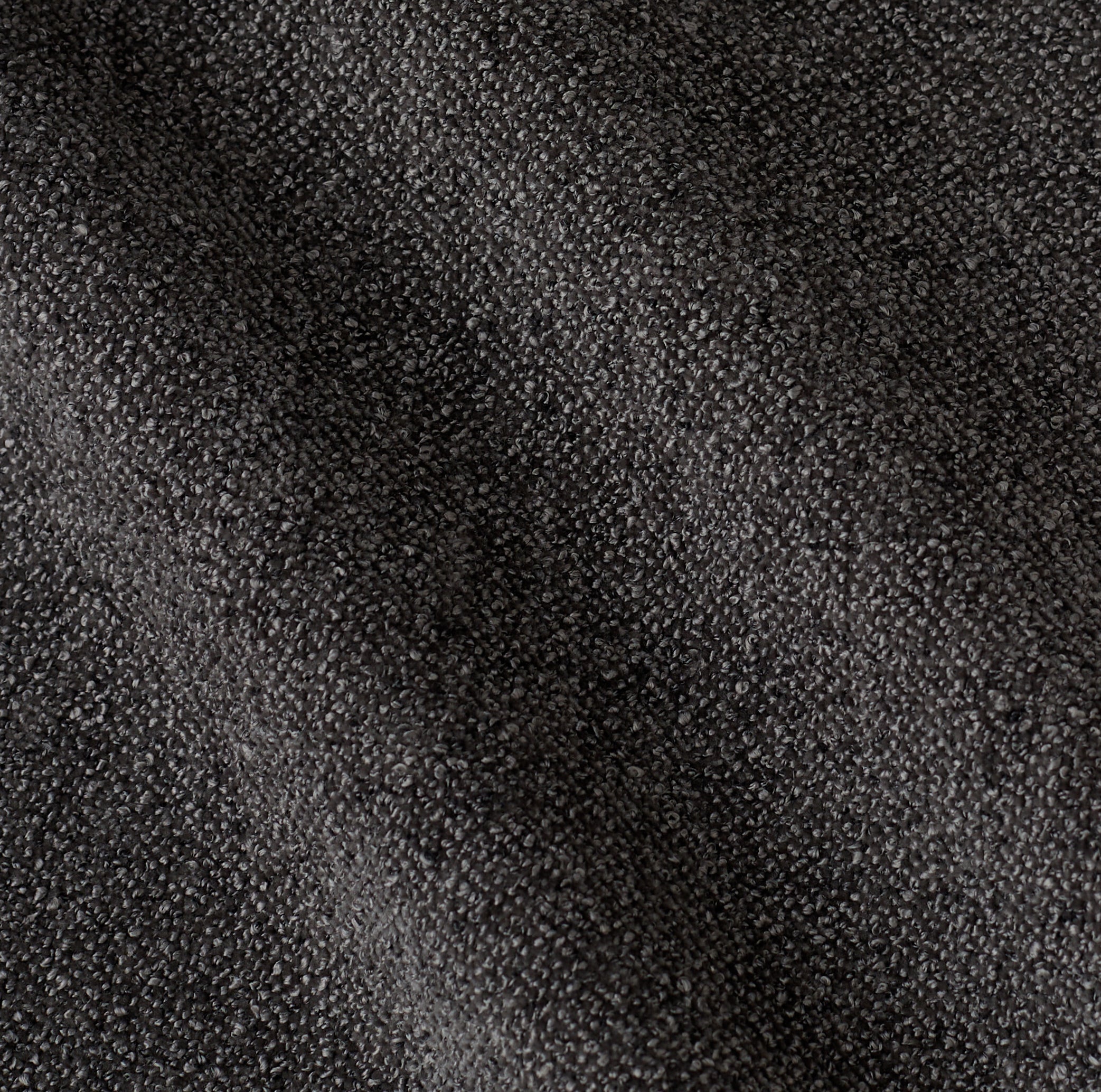 Dark Grey Textured Boucle