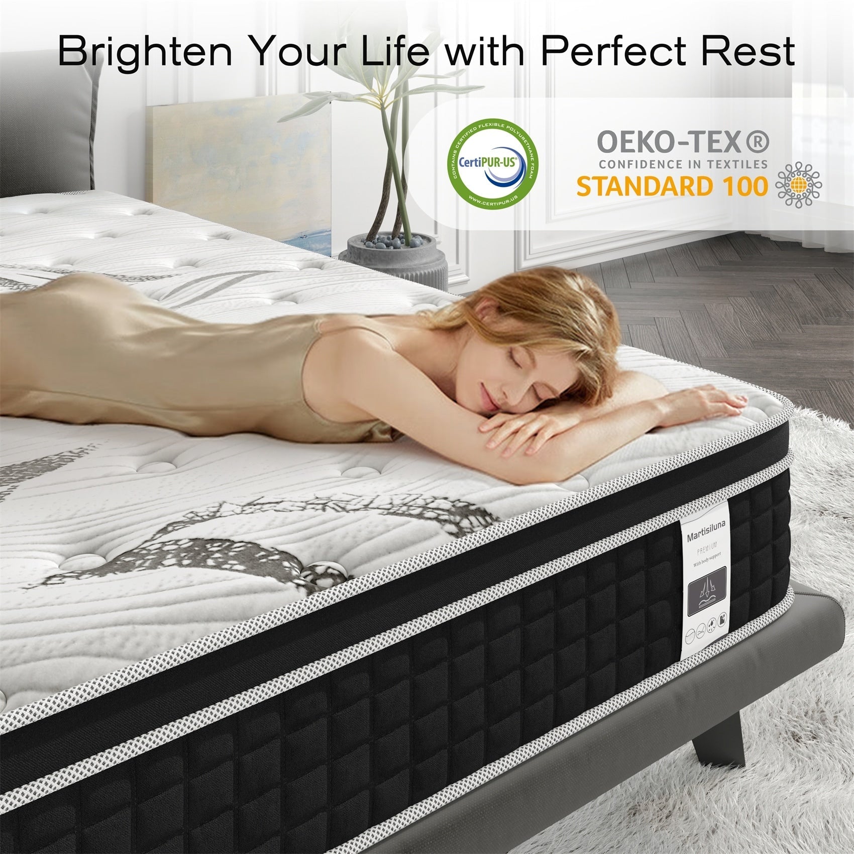 12-inch Hybrid Gel Memory Foam Mattress in a Box