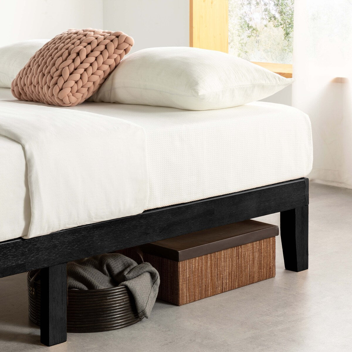12 Classic Solid Wood Platform Bed Frame