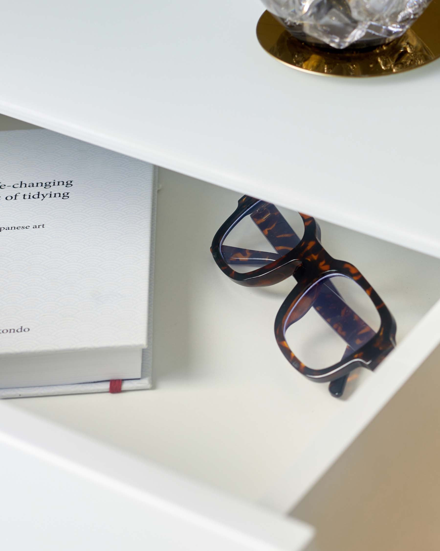 Benton Single Drawer White Bedside Table With Chrome Legs