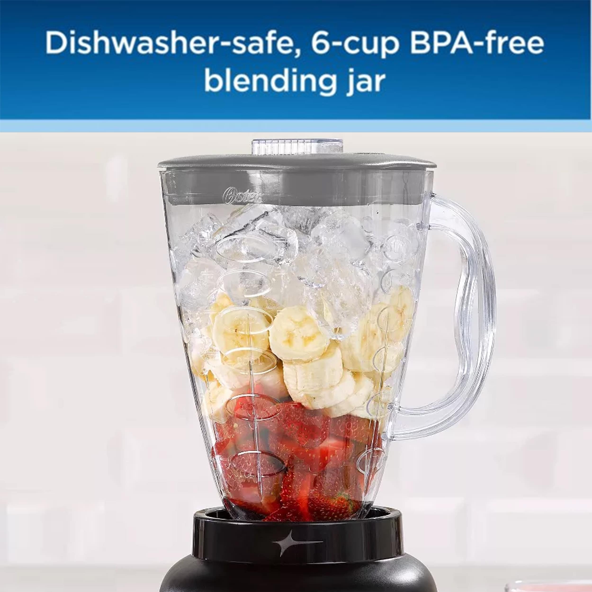 5 Speed 6 Cup 700 Watt Plastic Jar Blender - 6 Cup