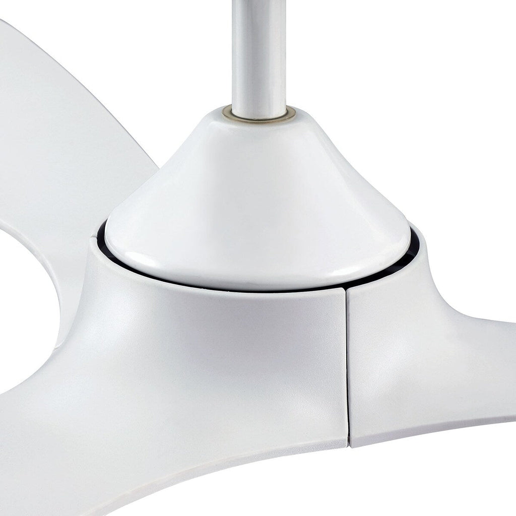 56 Modern Black 3-Blade Propeller DC Ceiling Fan with Remote
