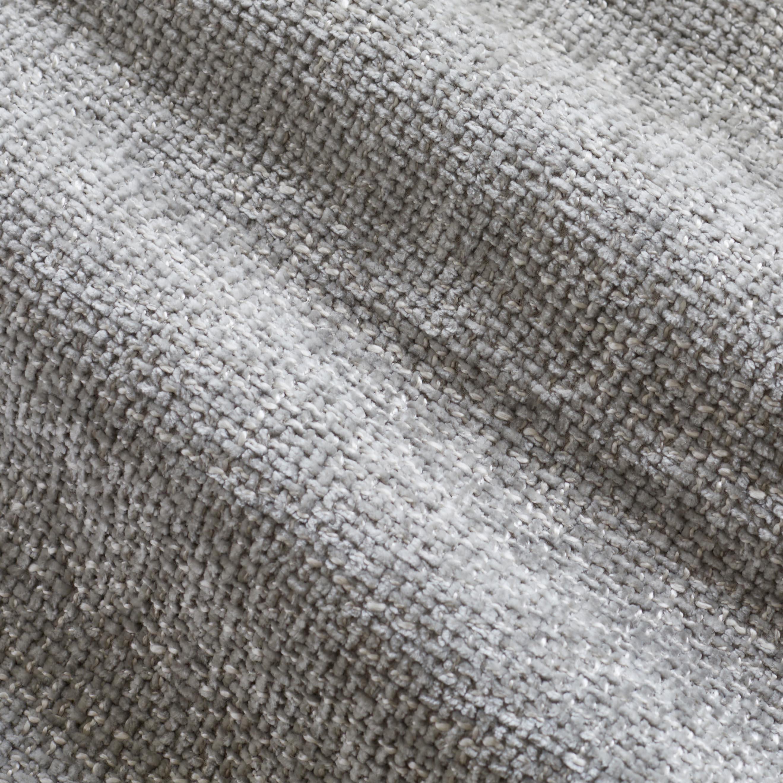 Light Grey Chunky Weave Fabric