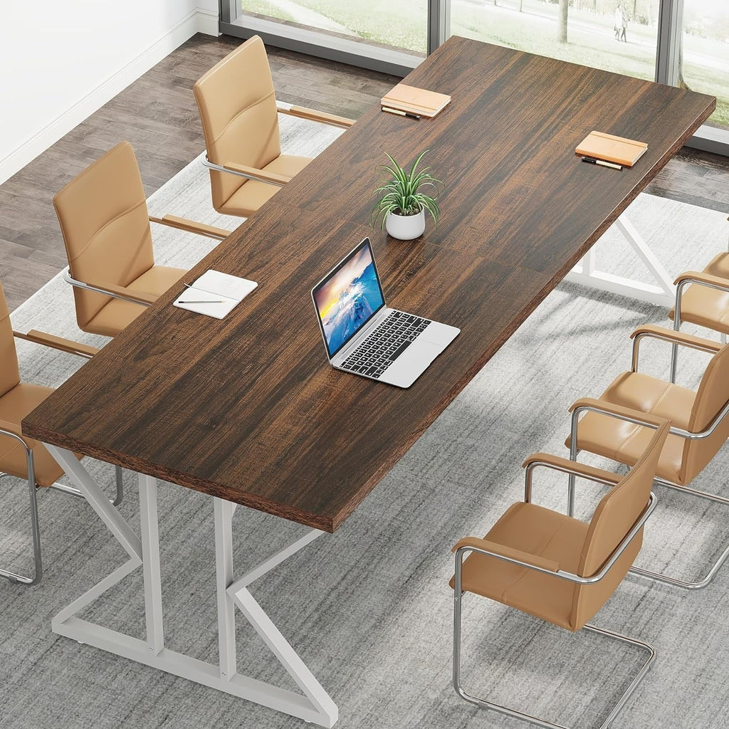 70.8-Inch Executive Desk, Large Computer Office Desk Workstation