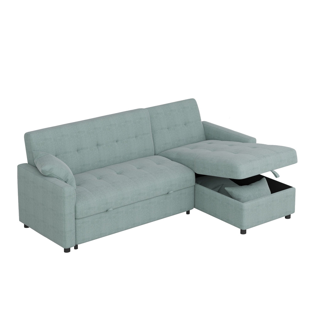 82'' Wide Reversible Sleeper Sofa & Chaise