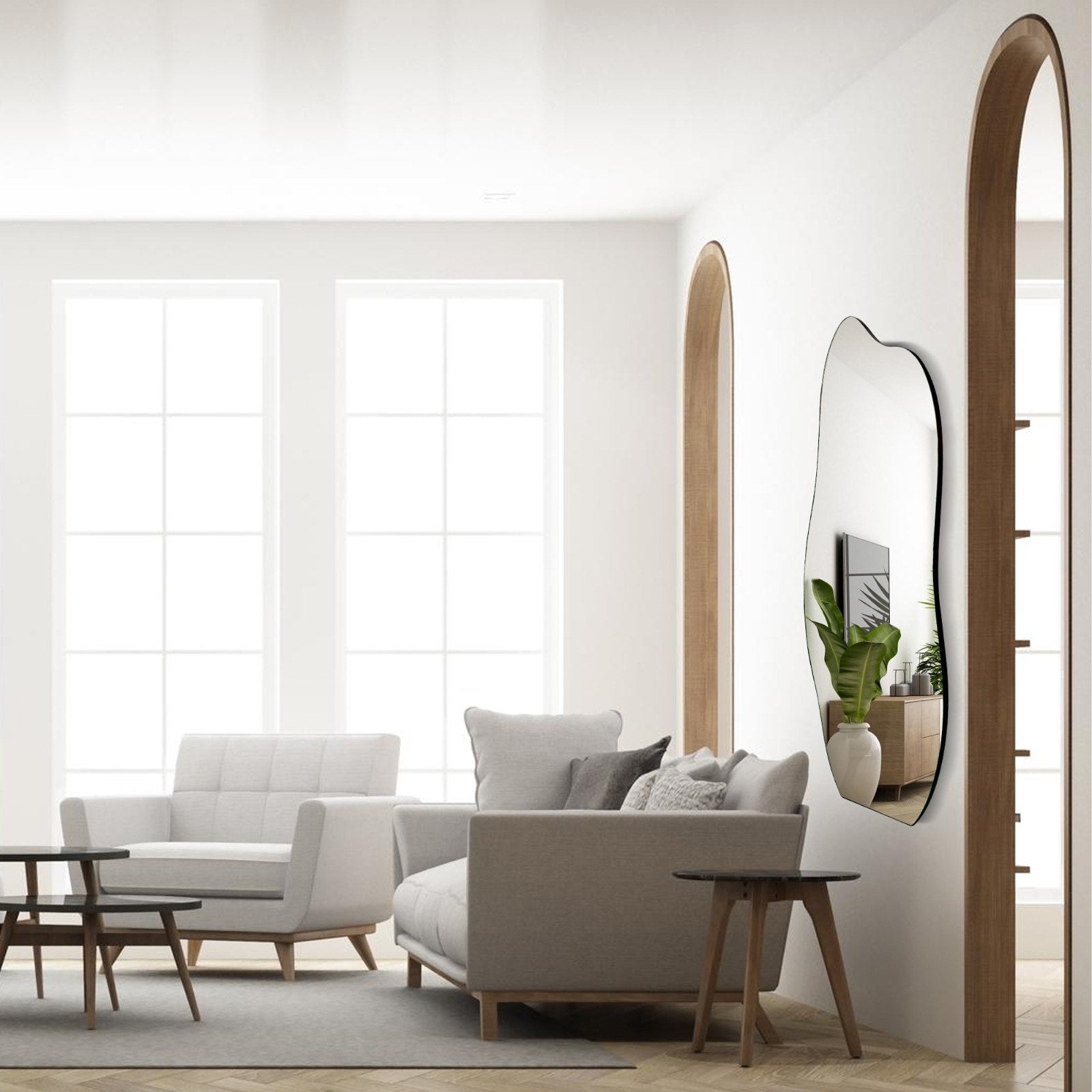 ALYA Asymmetrical Irregular Wall Mirror