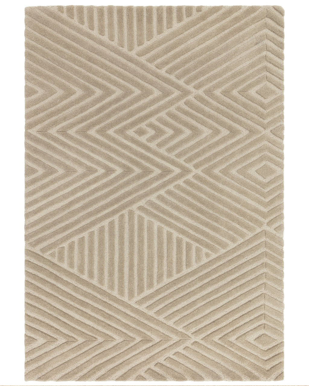 Abstract Point mocha textured small rug