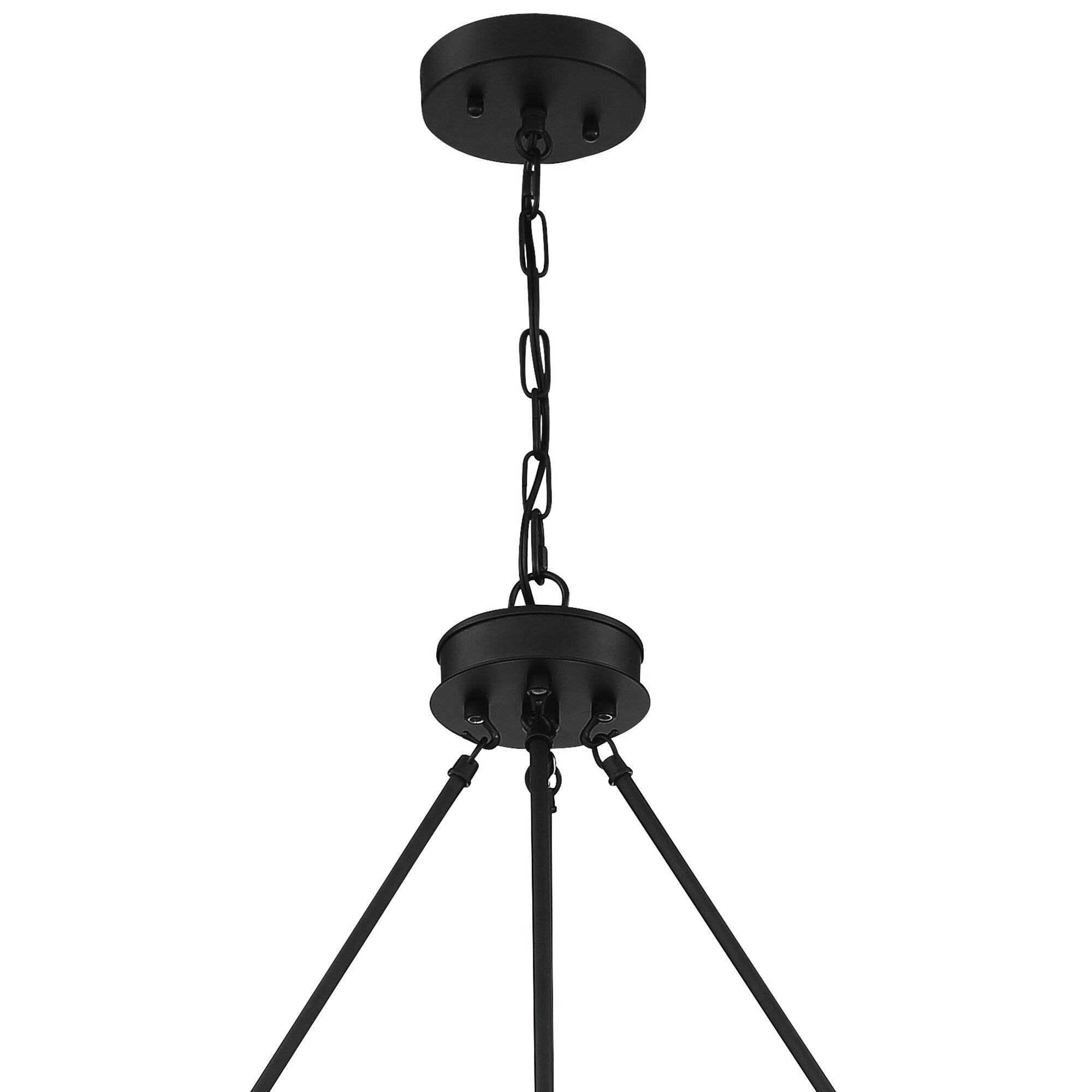 Acroma 12-light Farmhouse 40In Wagon Wheel Chandelier with UL - 40'' D x 138'' H