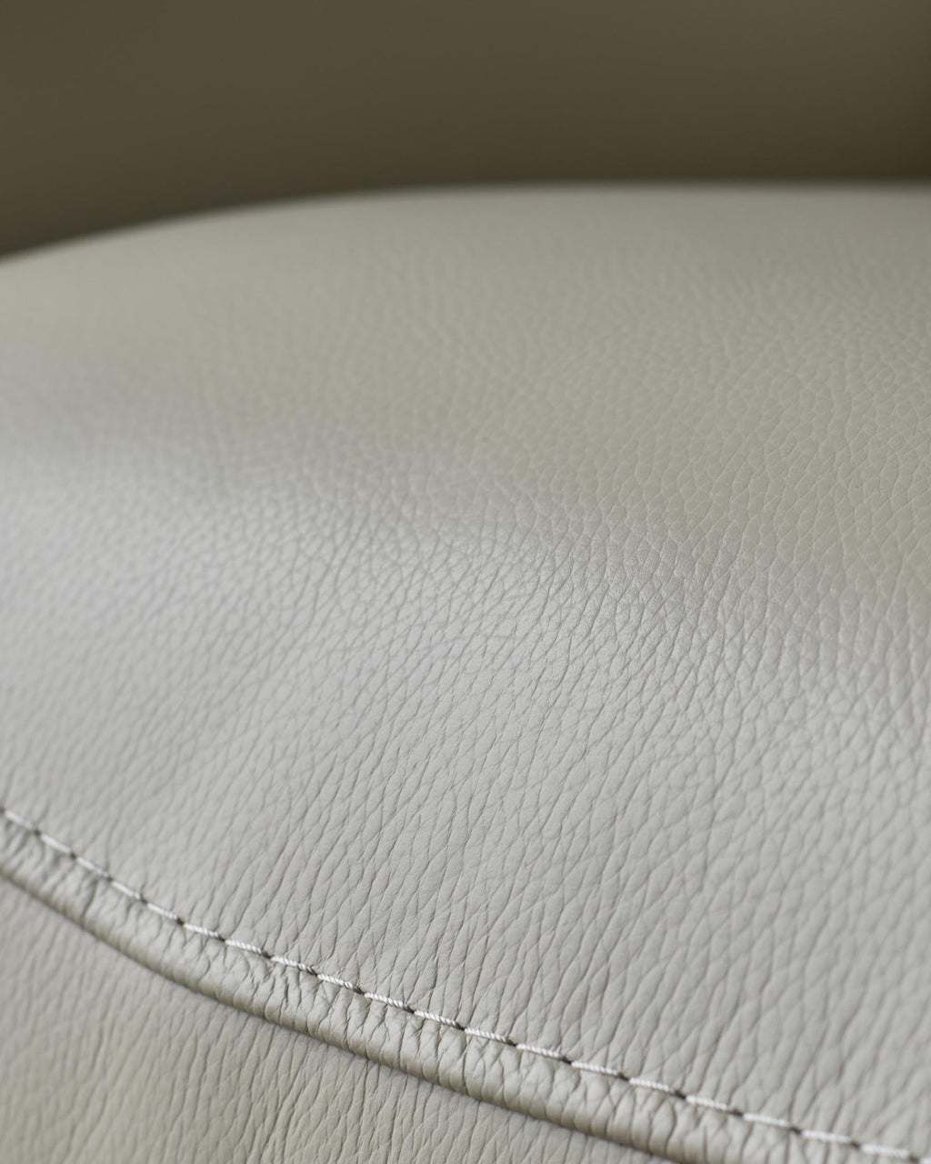 Aiden natural grey leather massage recliner accent chair