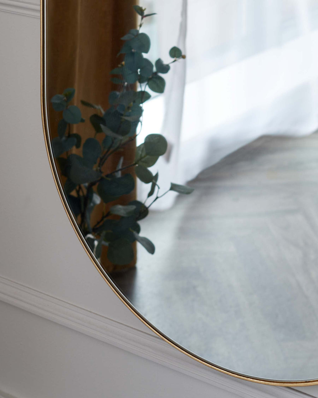 Alarik Large Full Length Wall Mirror Gold