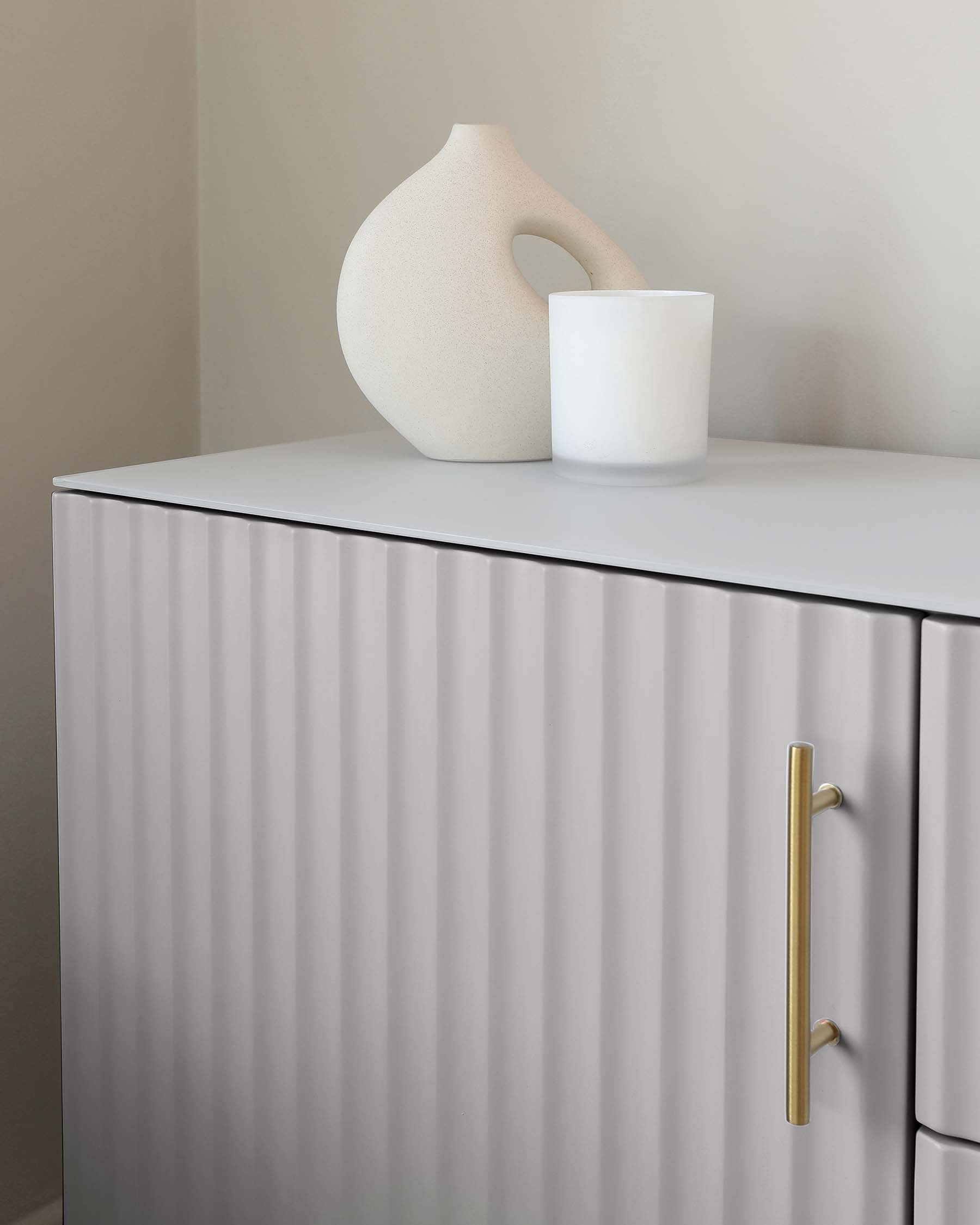 Albury light grey sideboard