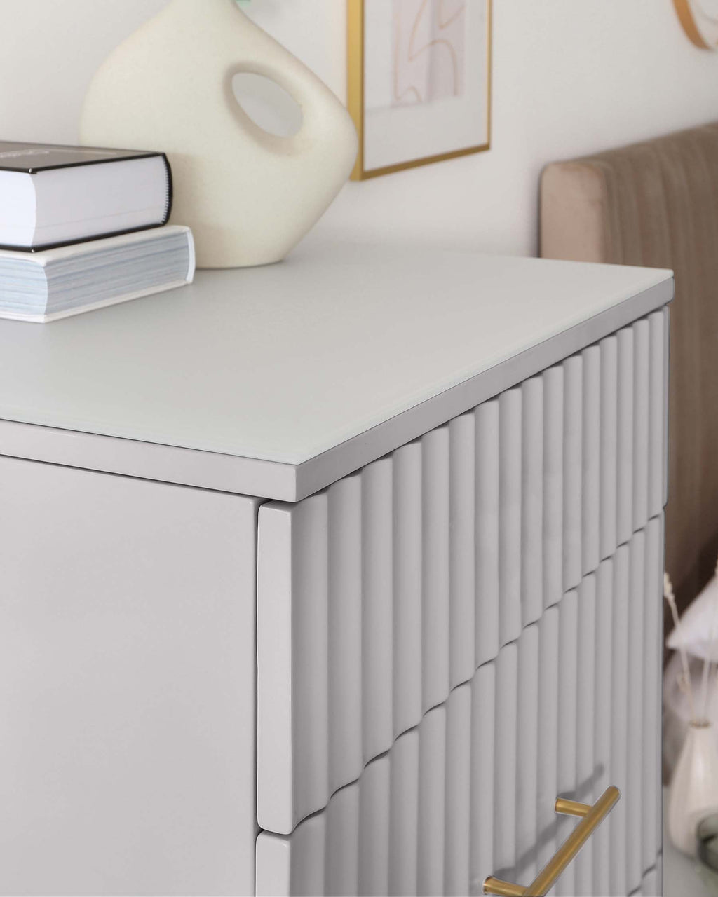Albury Light Grey Tallboy