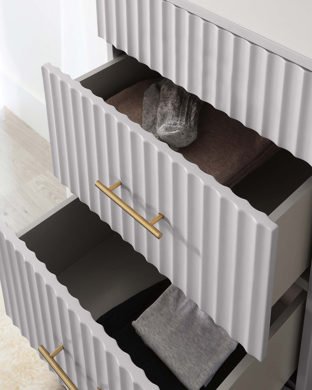 Albury Light Grey Tallboy