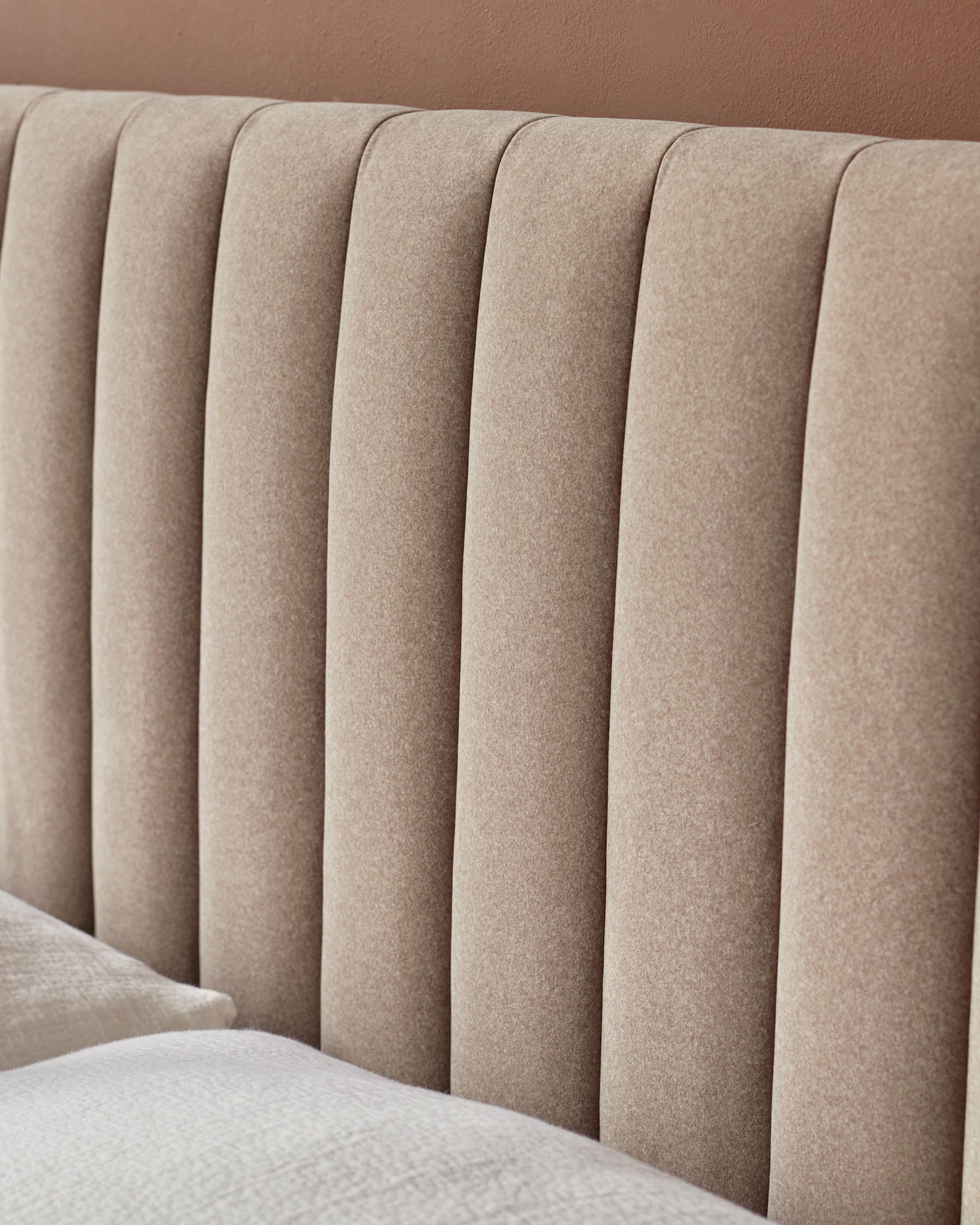 Amalfi mocha fabric king size ottoman storage bed