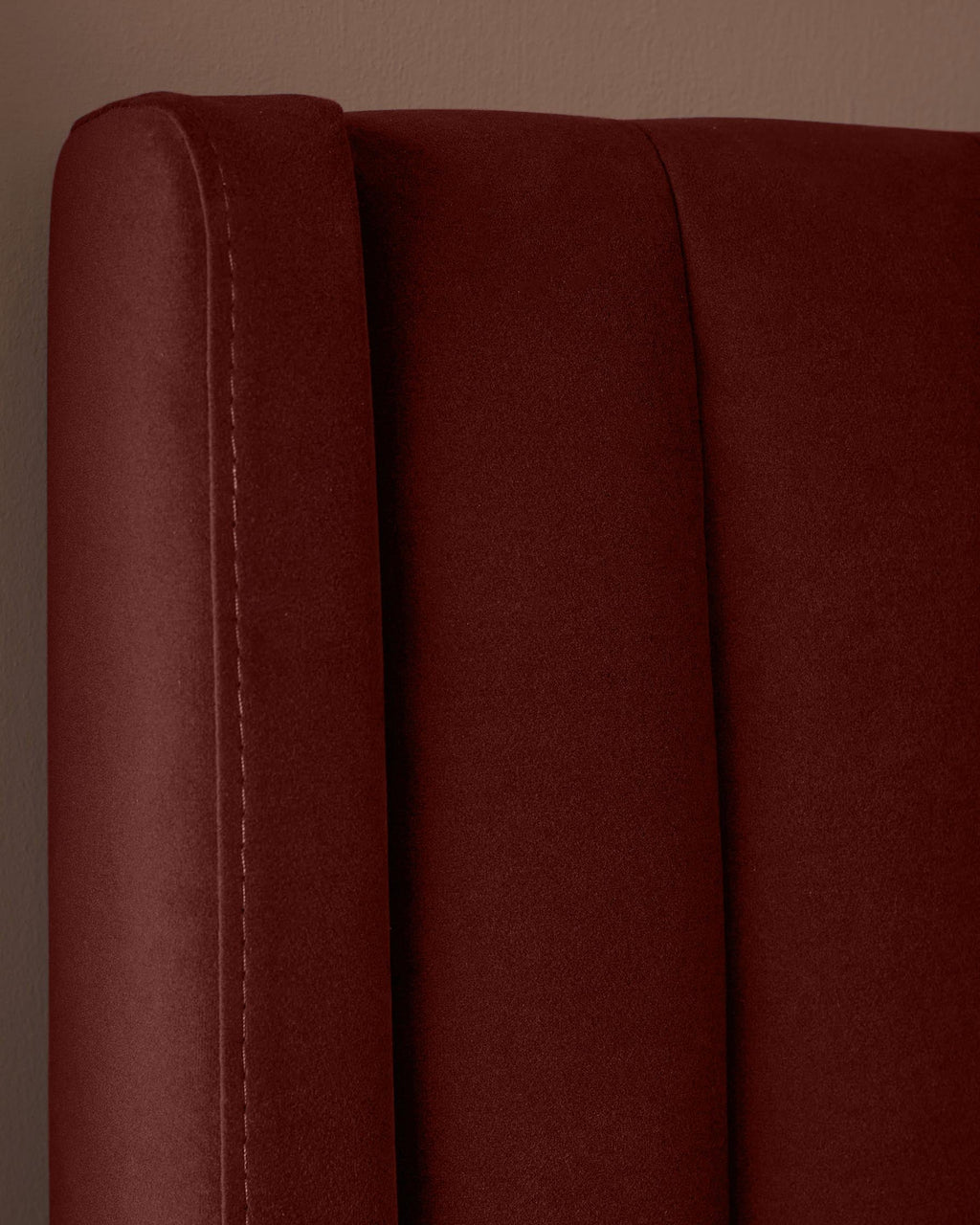 Amalfi toffee red velvet king size ottoman storage bed