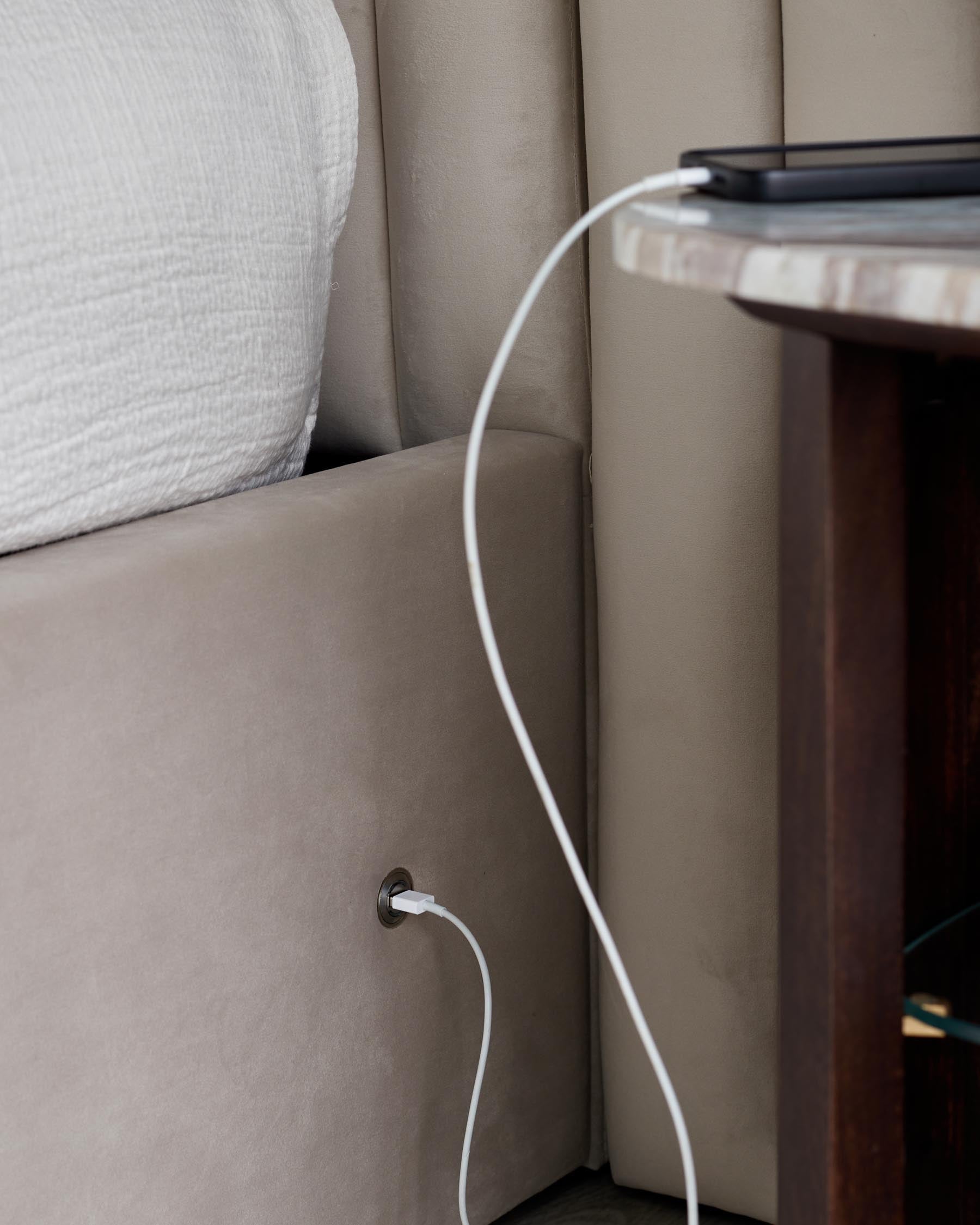 Amalfi Luxe Champagne Velvet Super King Size Ottoman Storage Bed