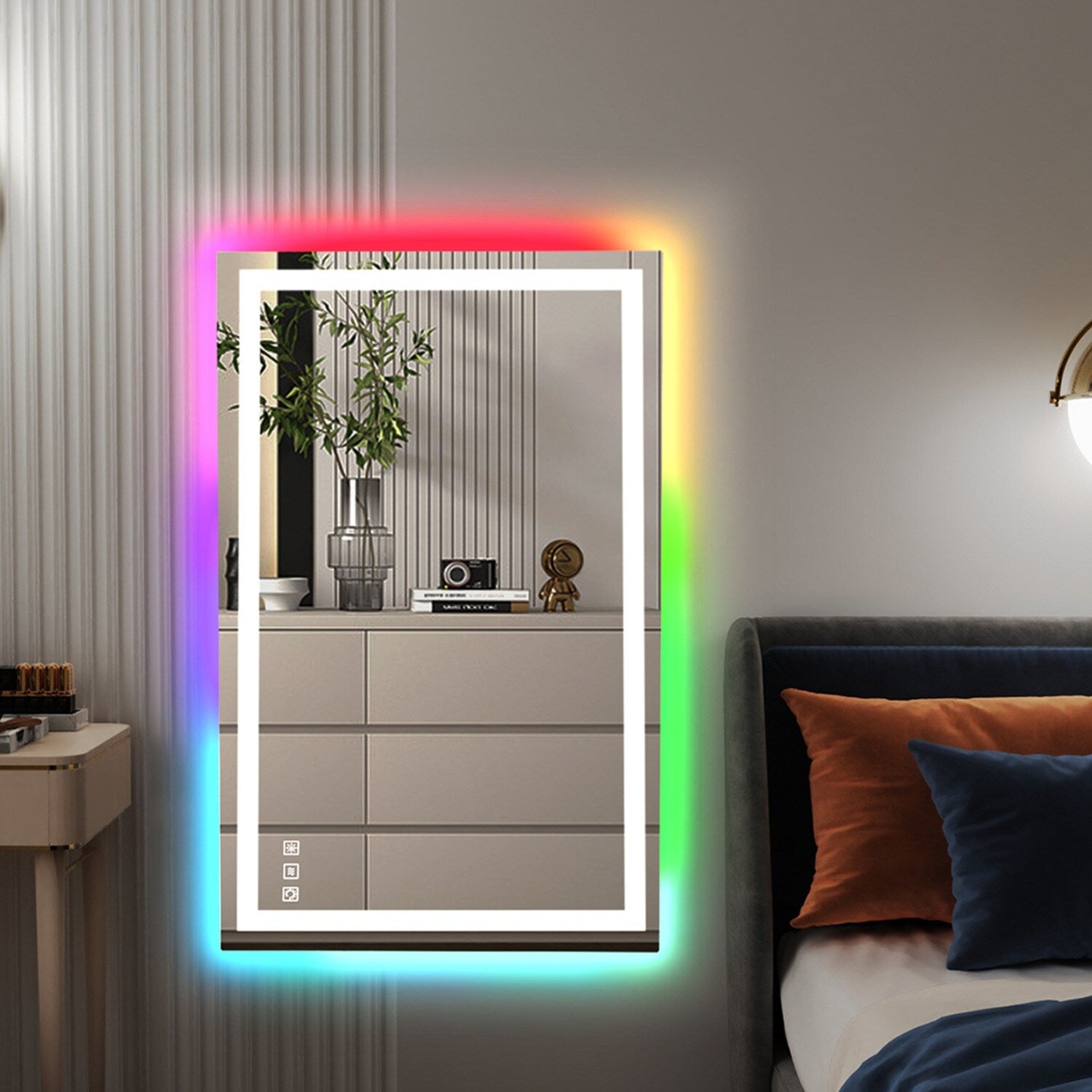 Anti-Fog RGB Backlit & LED Frontlit Bathroom Mirror