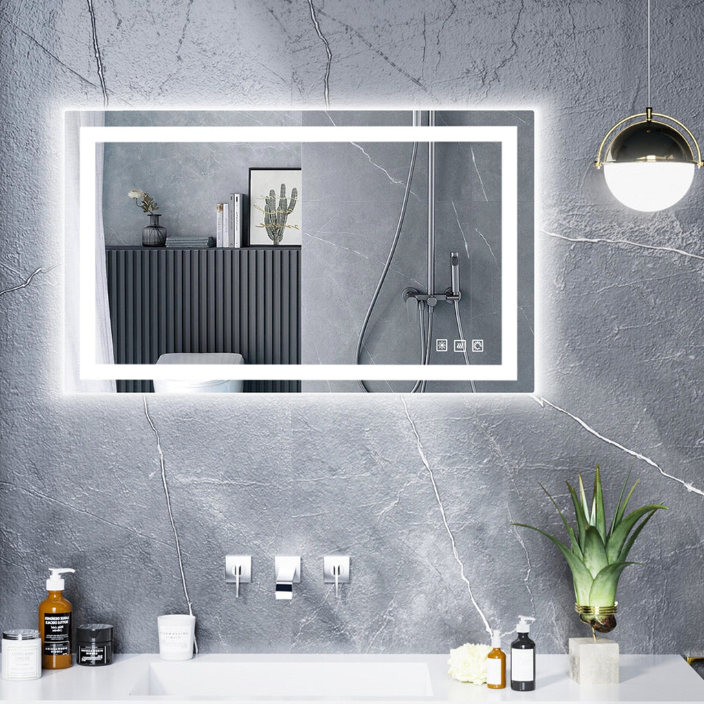 Anti-Fog RGB Backlit & LED Frontlit Bathroom Mirror