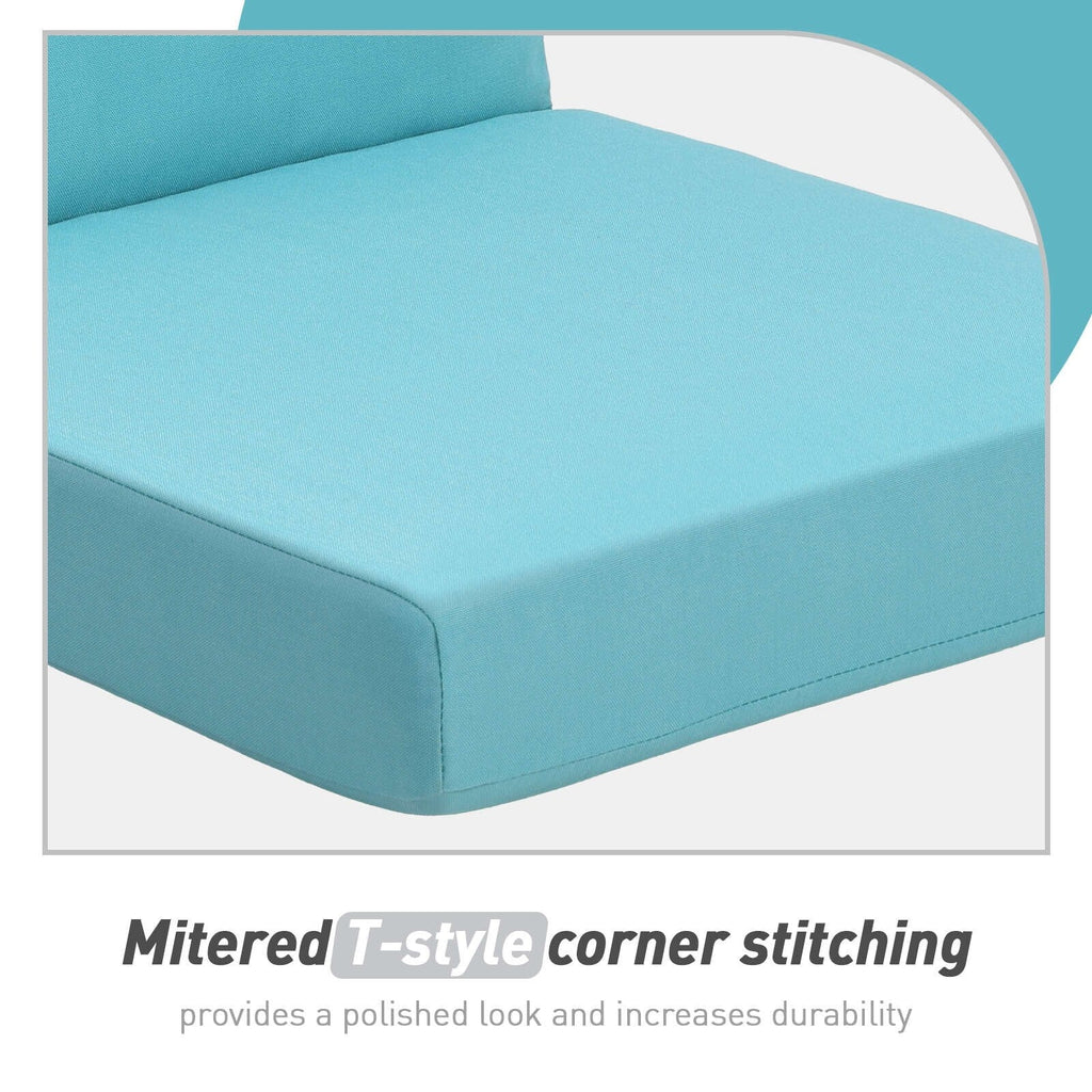 Aoodor Patio High Back Chair Cushions Set of 4, 46x21x4 Inches(Only Cushions)