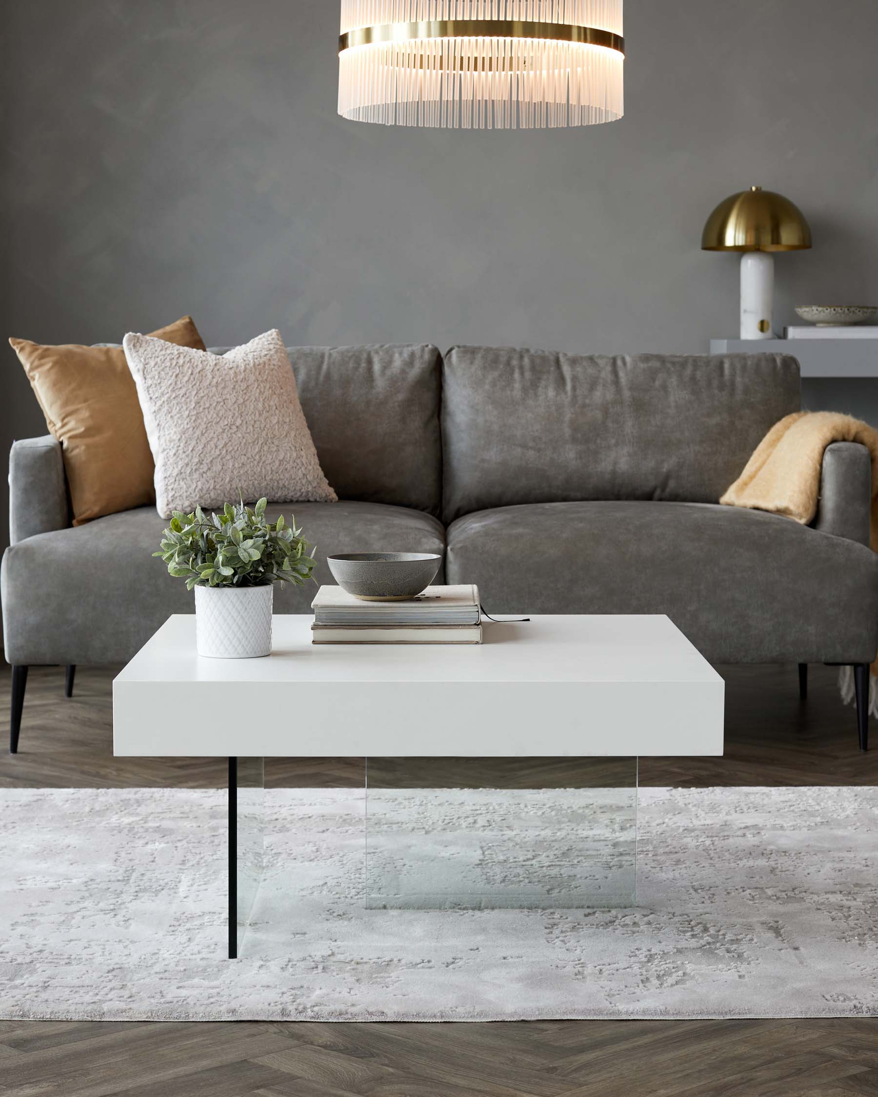 Aria White Oak Small Coffee Table