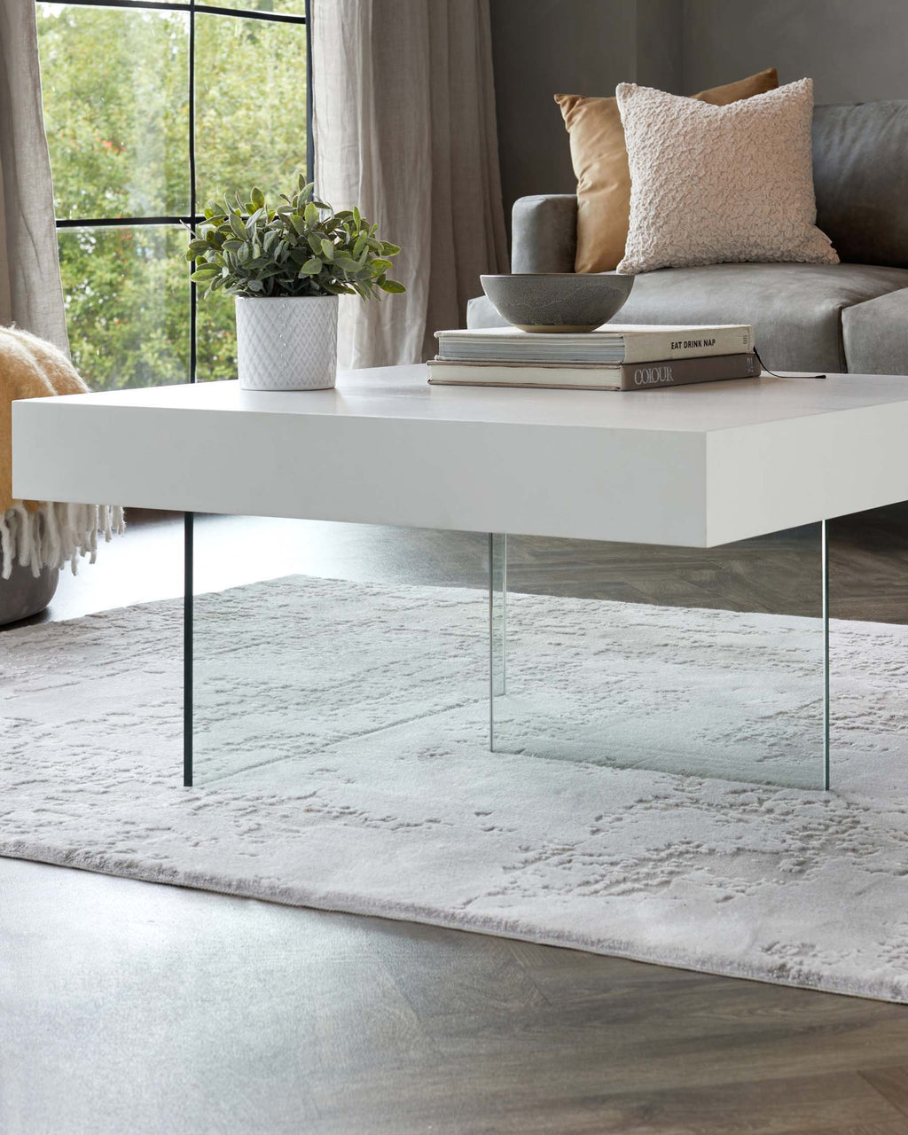 Aria White Oak Small Coffee Table