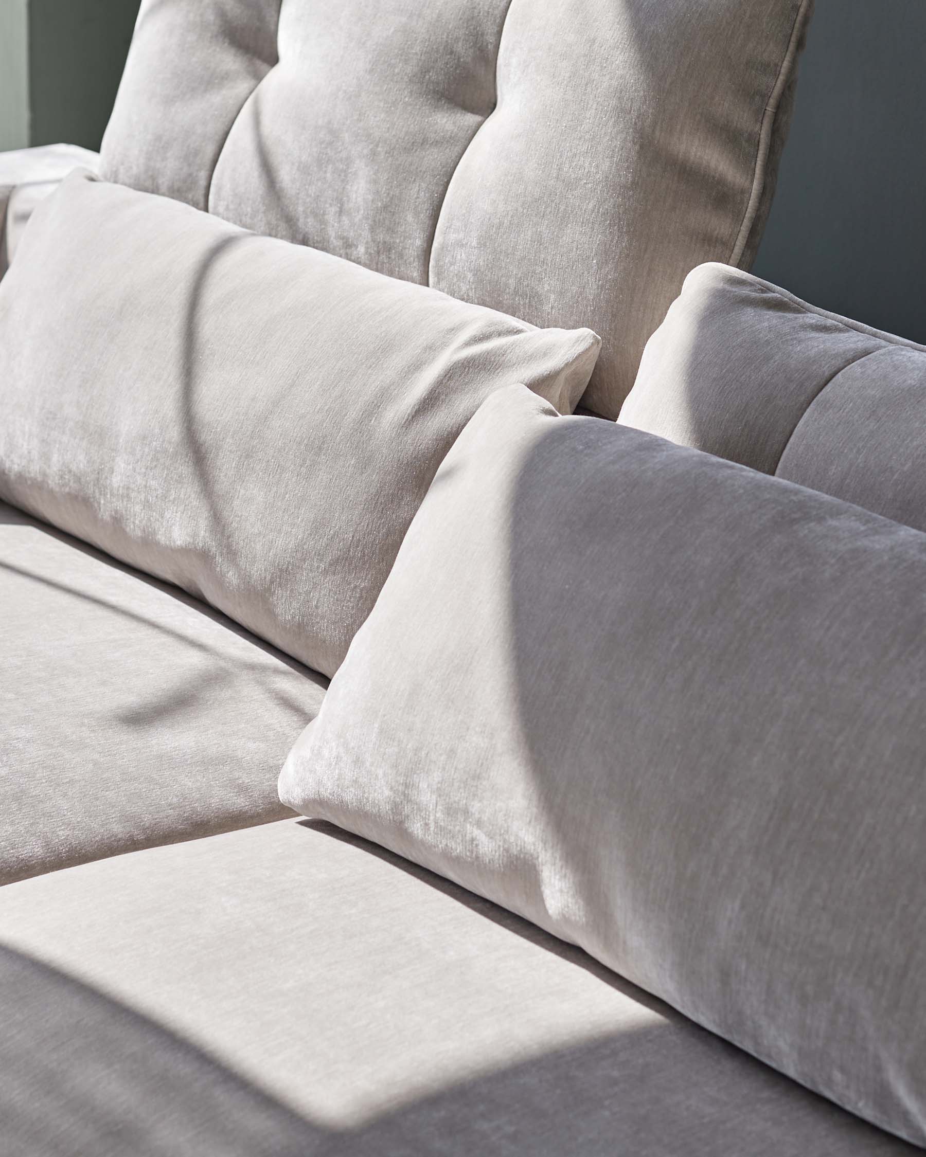 Arianna Light Grey Corner Chaise (Left Hand)