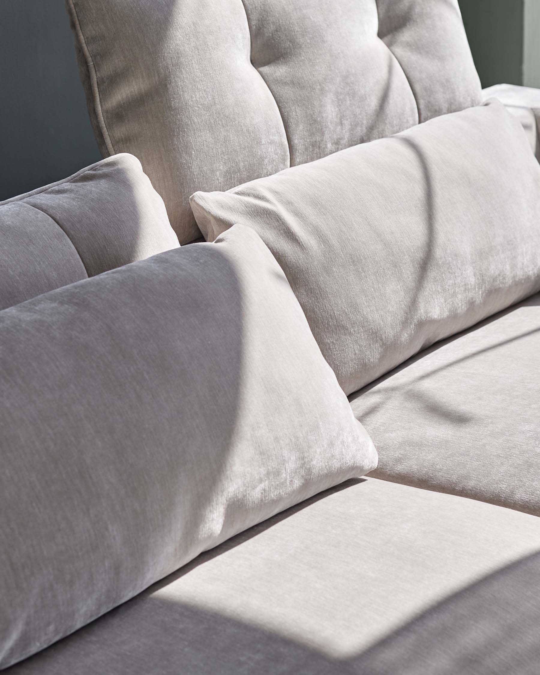 Arianna Light Grey Corner Chaise (Right Hand)