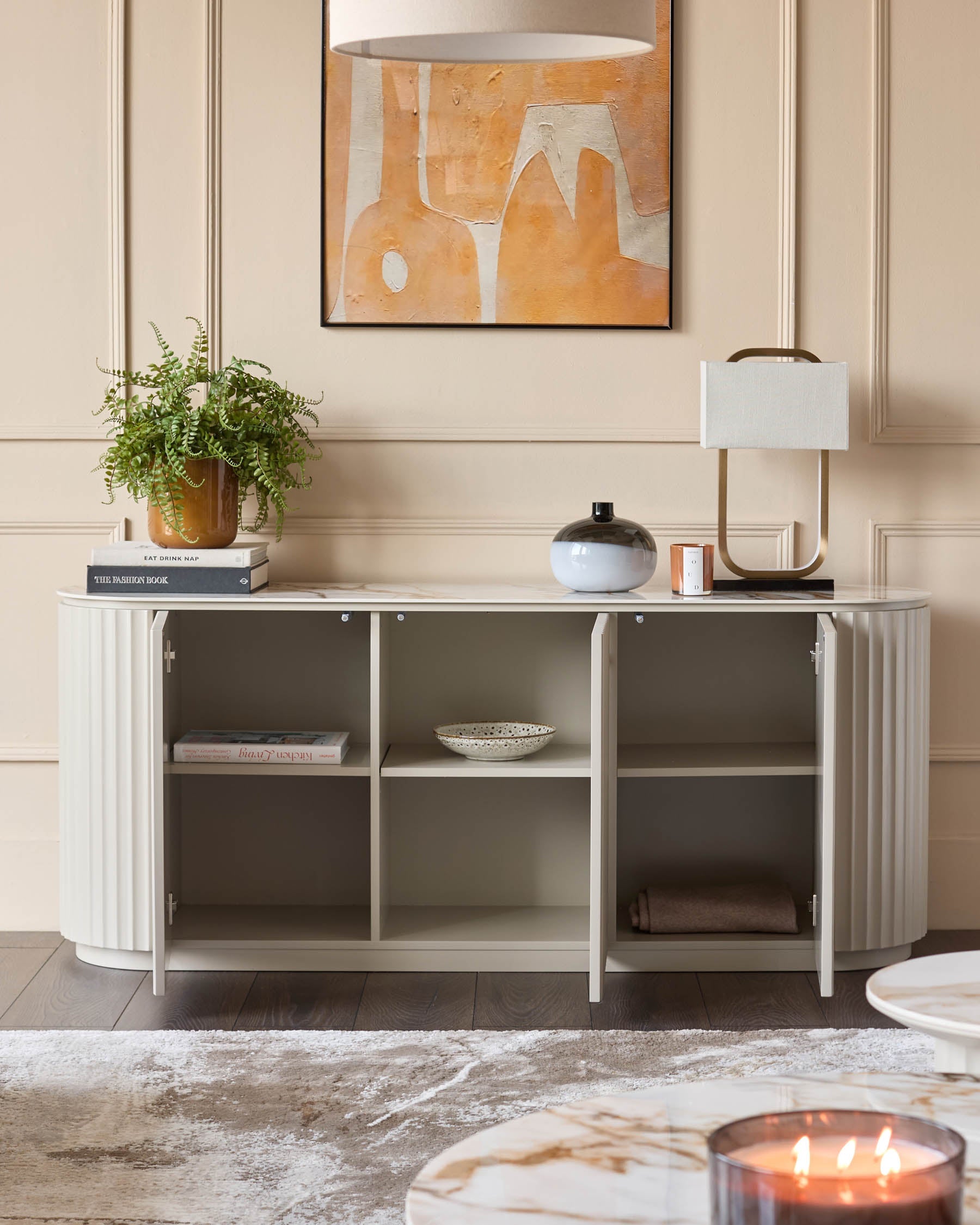 Austin natural ceramic sideboard