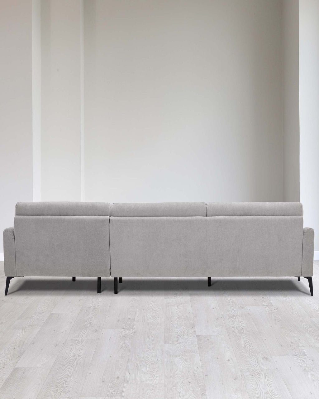 Brooks Light Grey Fabric Right Hand Corner Chaise Sofa