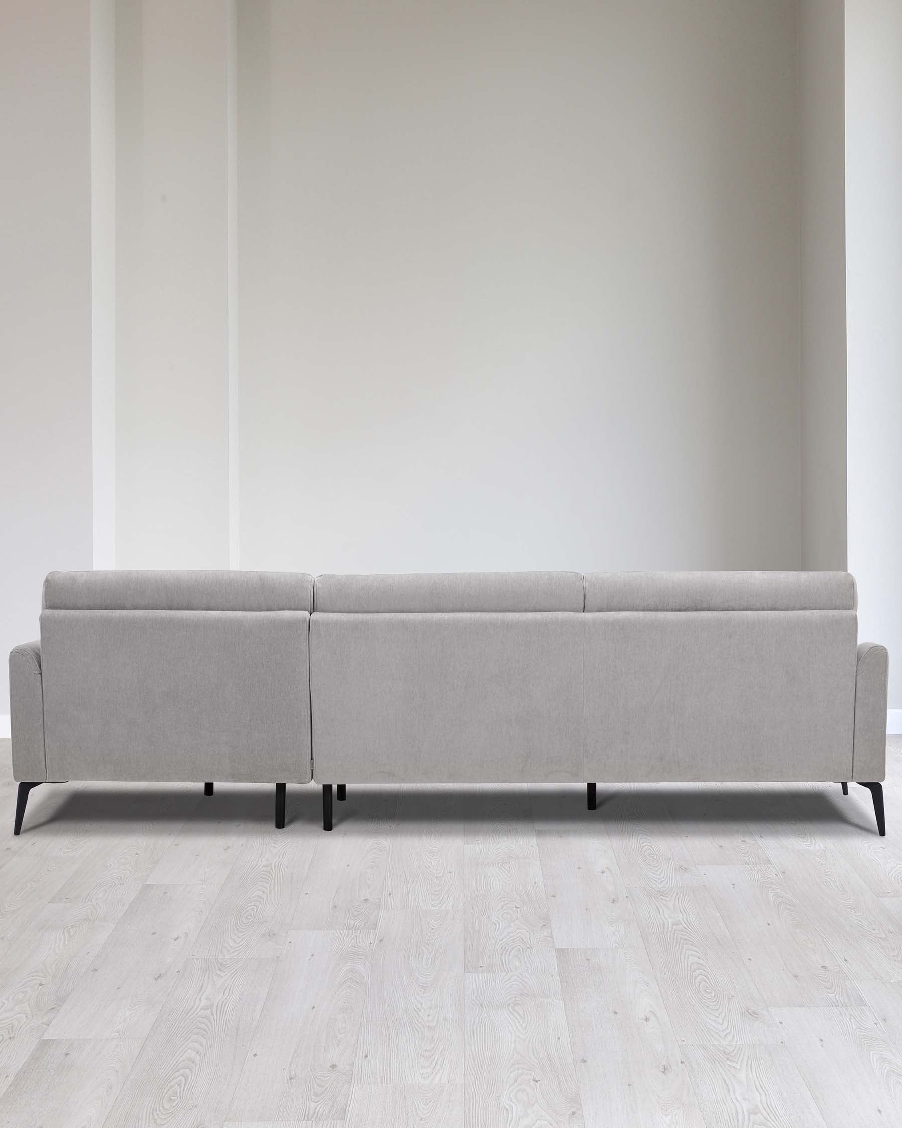 Brooks Light Grey Fabric Right Hand Corner Chaise Sofa