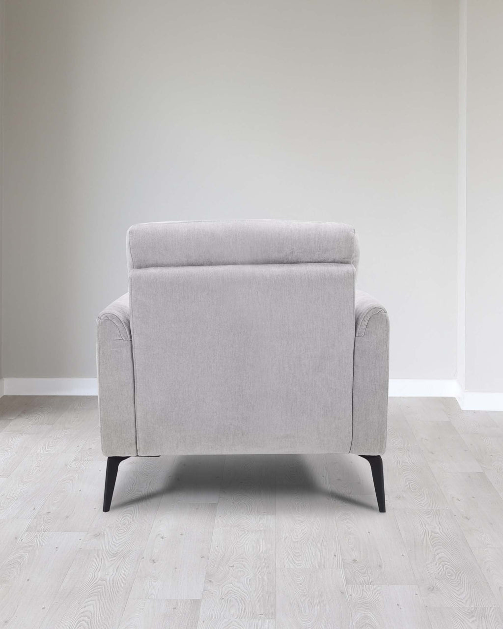 Brooks Light Grey Fabric Armchair