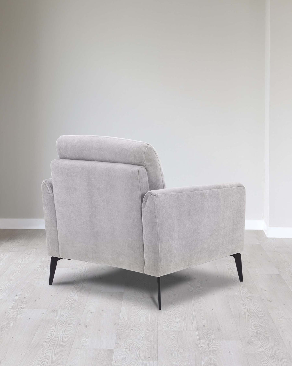 Brooks Light Grey Fabric Armchair
