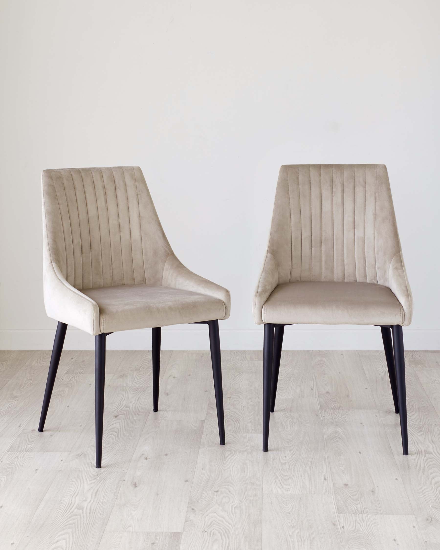 Blakely Champagne Velvet Dining Chair