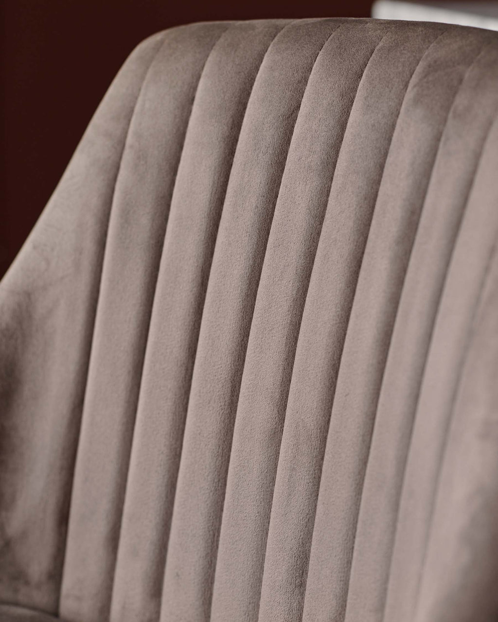 Blakely mocha velvet bar stool