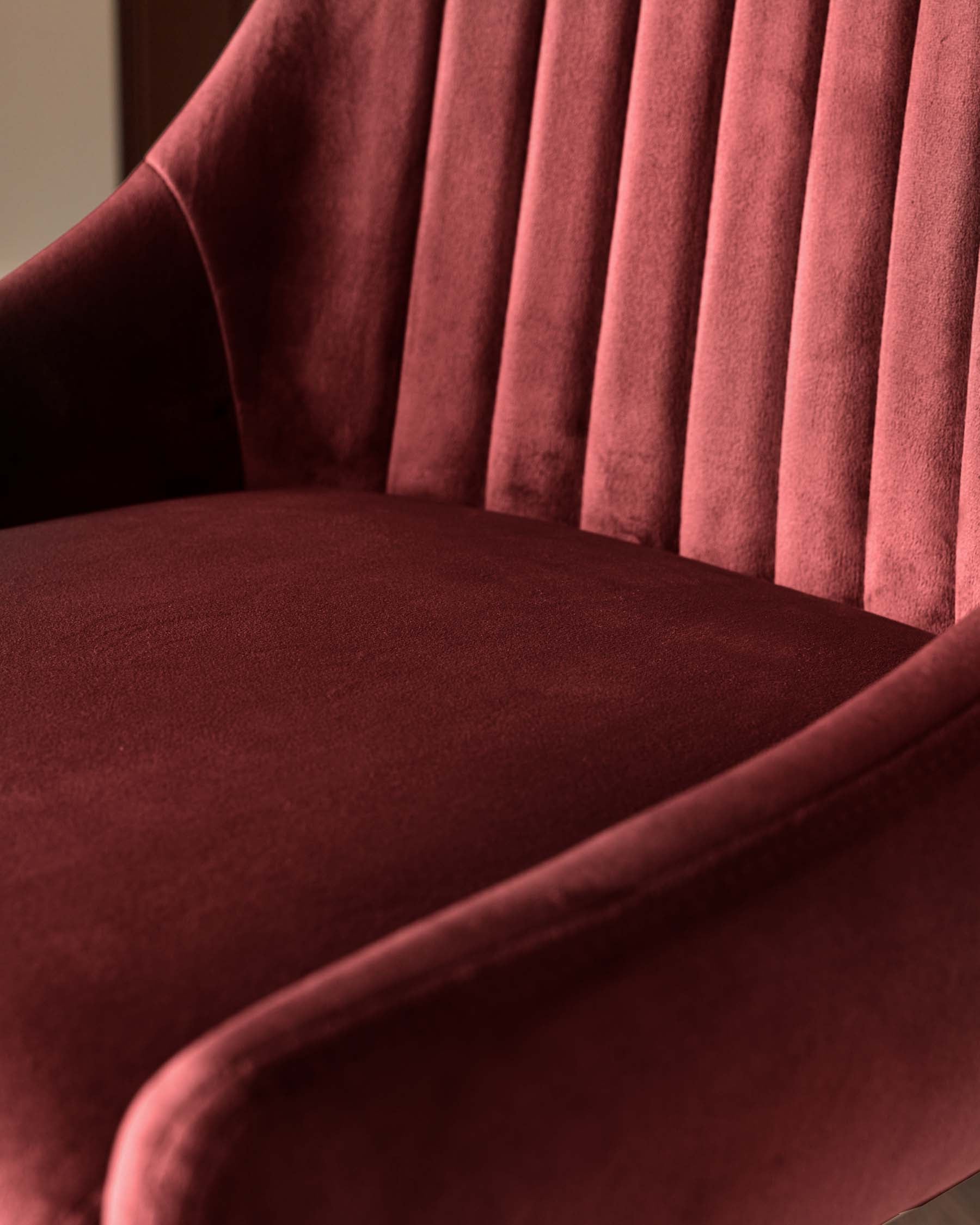 Blakely toffee red velvet bar stool