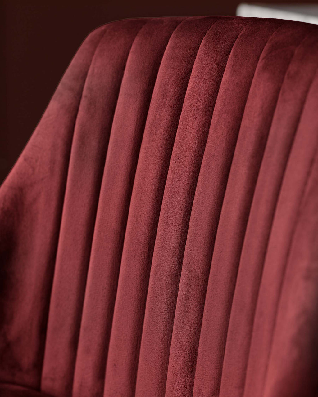 Blakely toffee red velvet bar stool