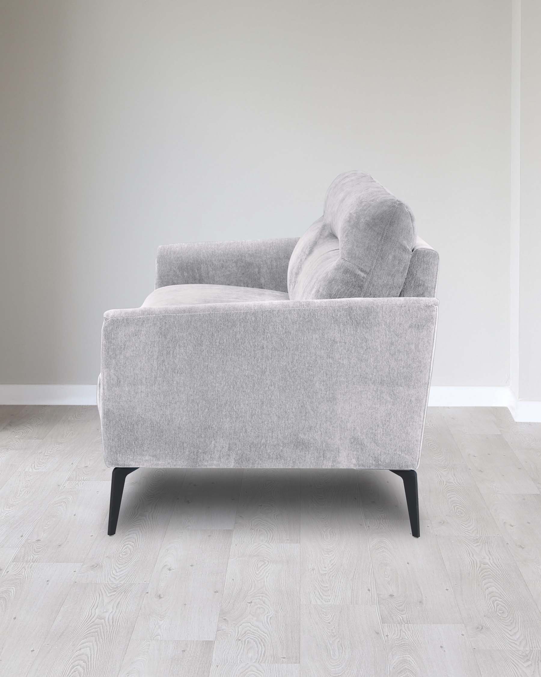 Brooks Light Grey Fabric Armchair