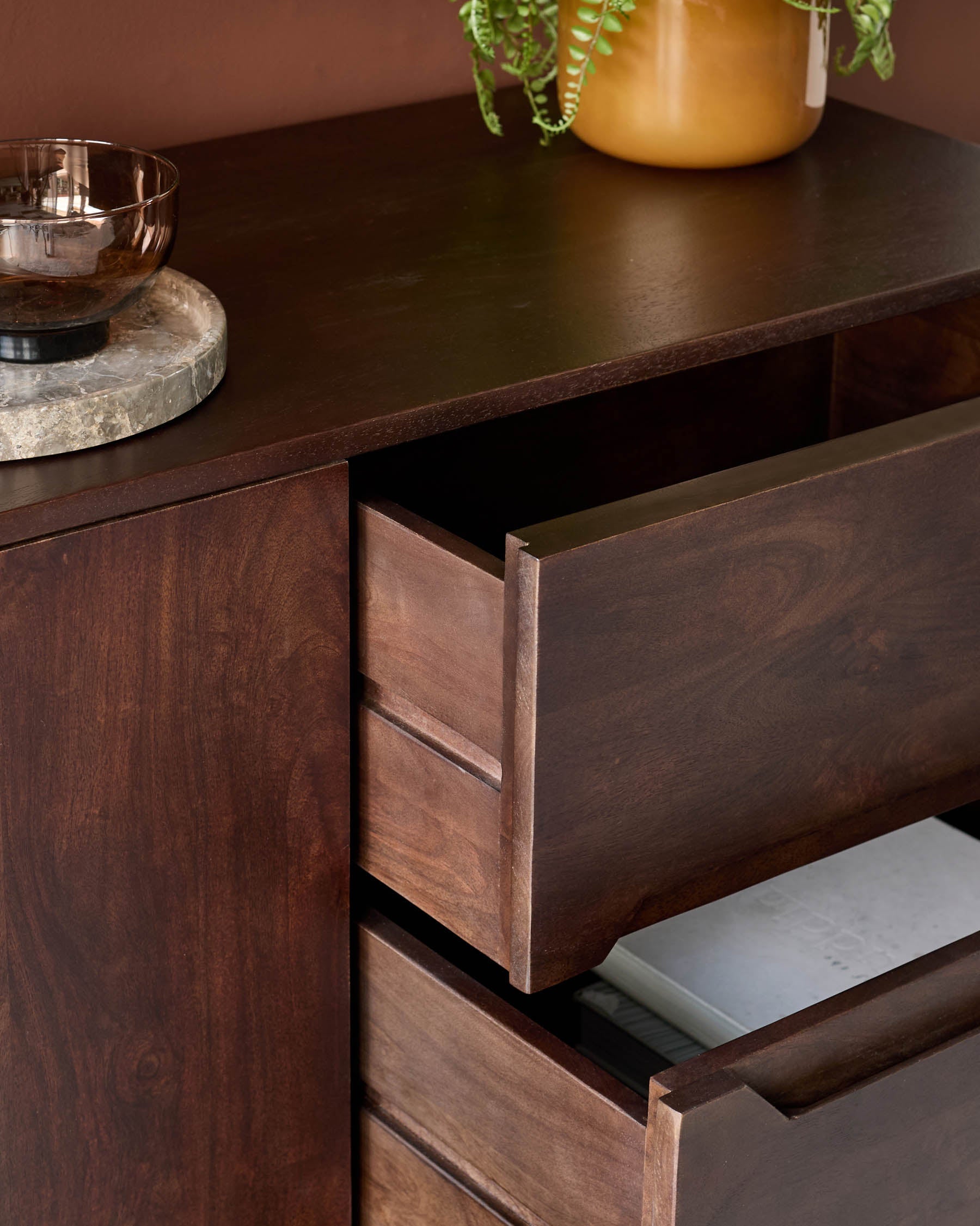 Bryce dark mango wood sideboard
