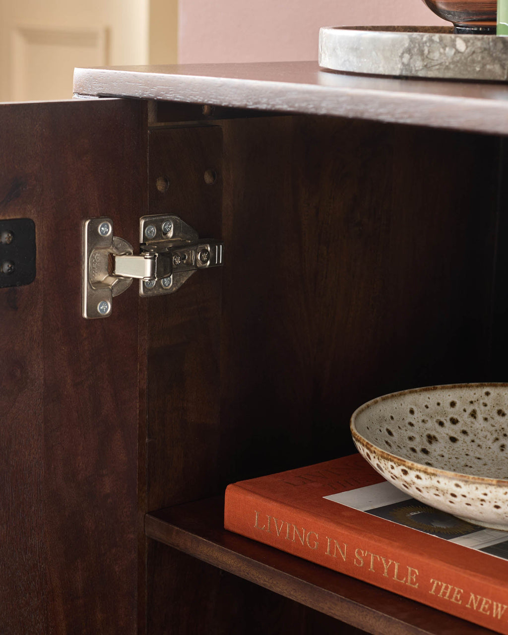 Bryce dark mango wood sideboard