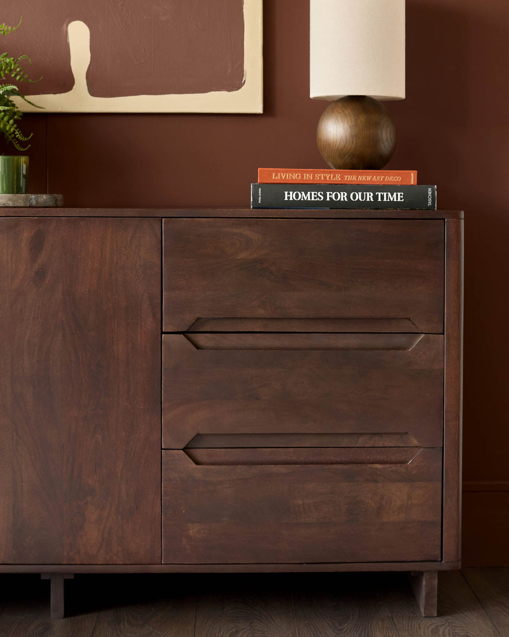 Bryce dark mango wood sideboard