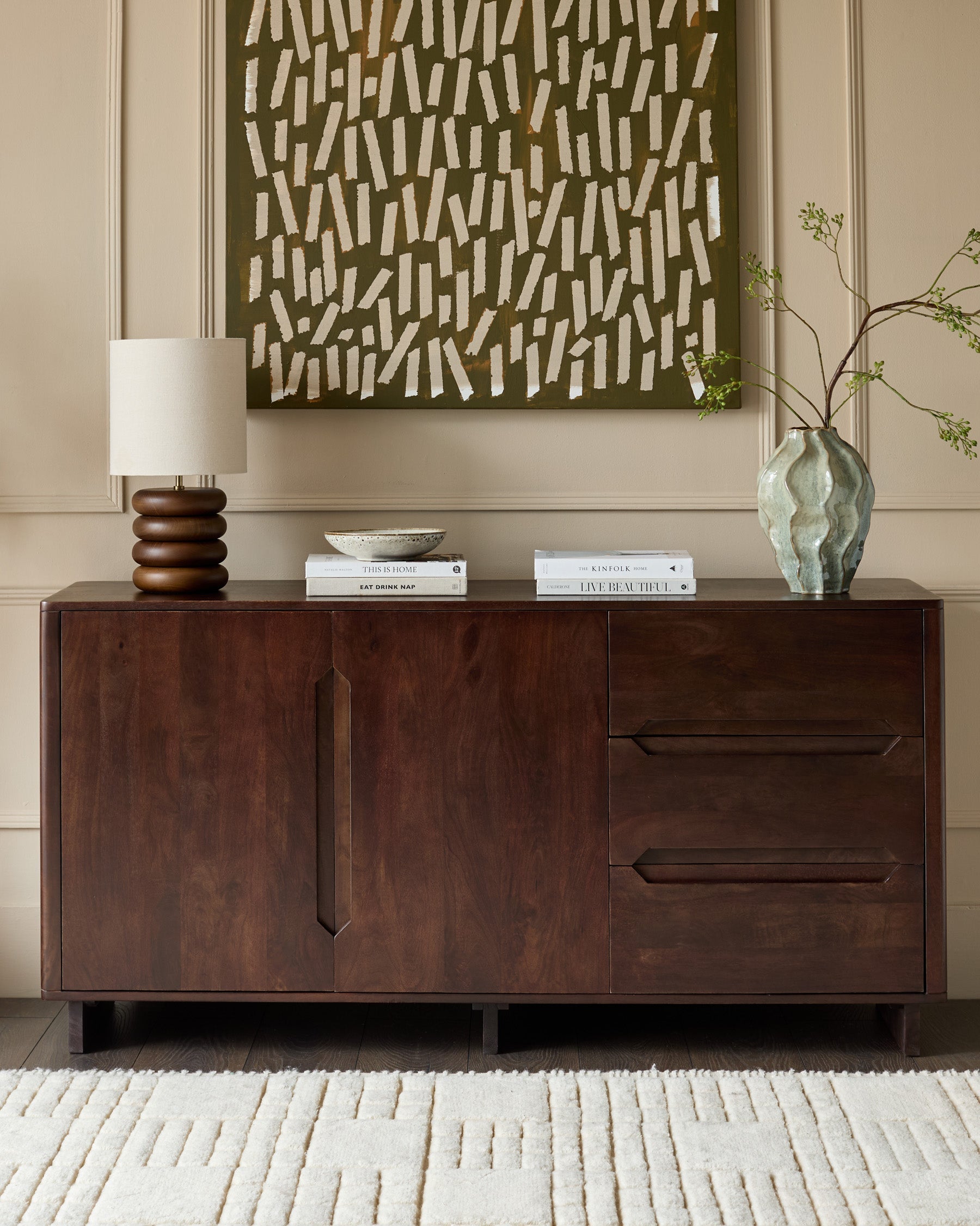 Bryce dark mango wood sideboard