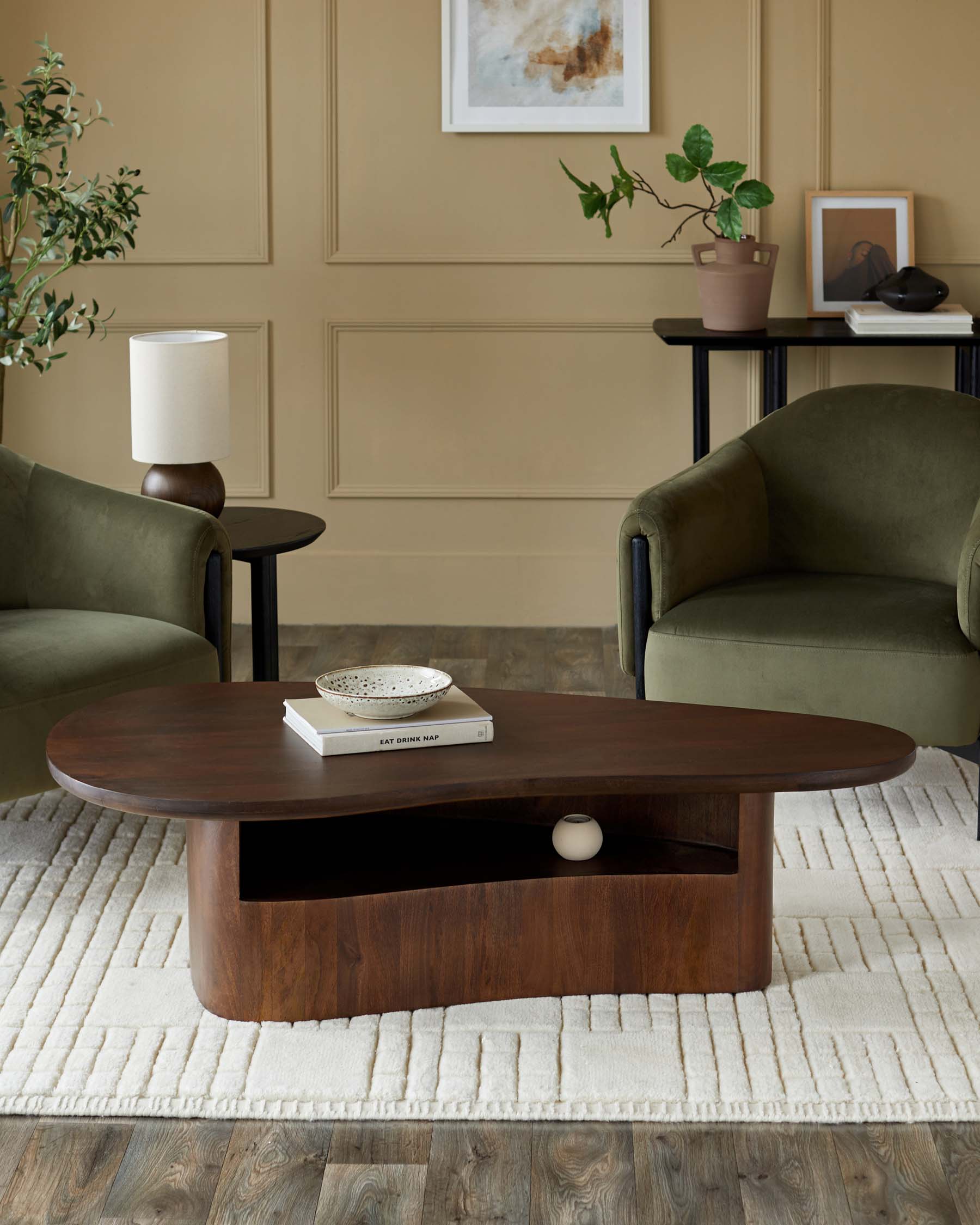 Burleigh dark mango wood coffee table