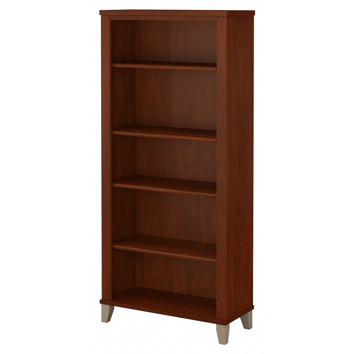Bush Furniture Somerset Tall 5 Shelf Bookcase with Adjustable Shelves