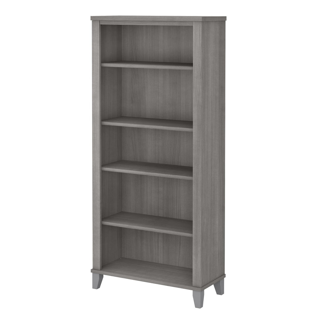 Bush Furniture Somerset Tall 5 Shelf Bookcase with Adjustable Shelves