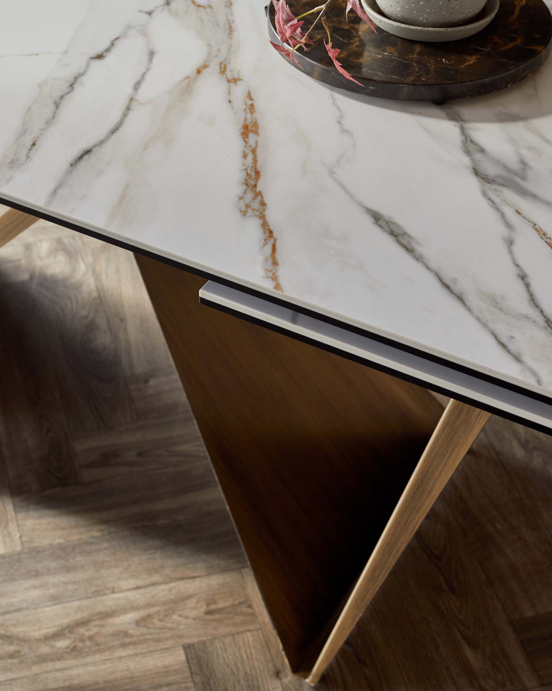 Calenzano Natural Ceramic Extending 8 to 10 Seater Dining Table