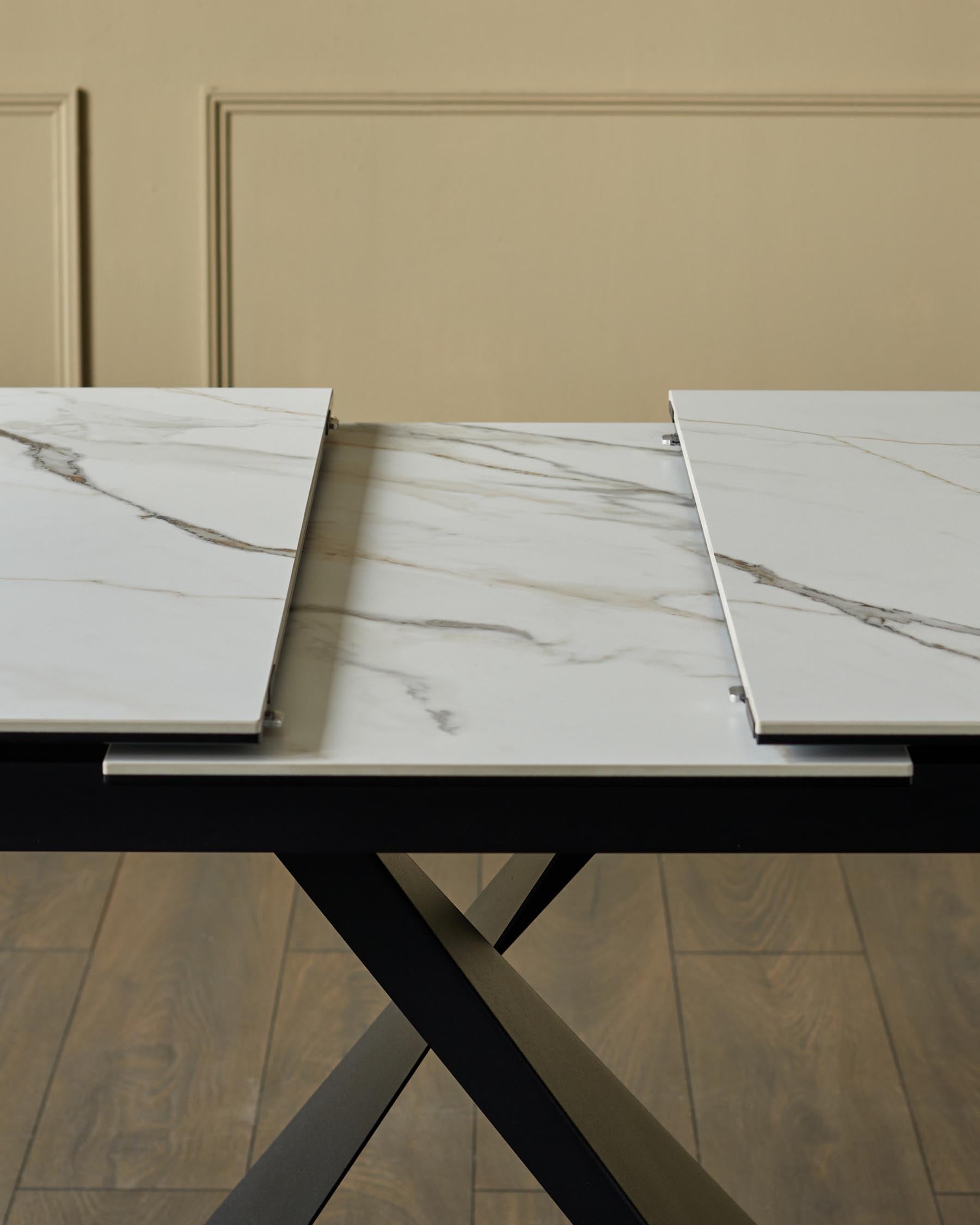 Calenzano natural ceramic extending 6 to 8 seater dining table