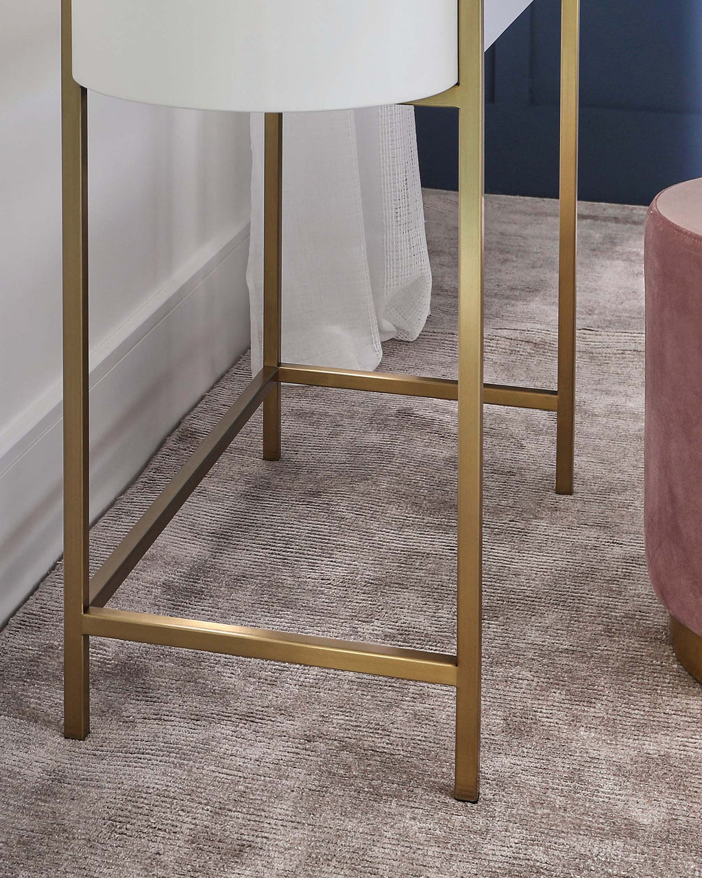 Carmen White Dressing Table