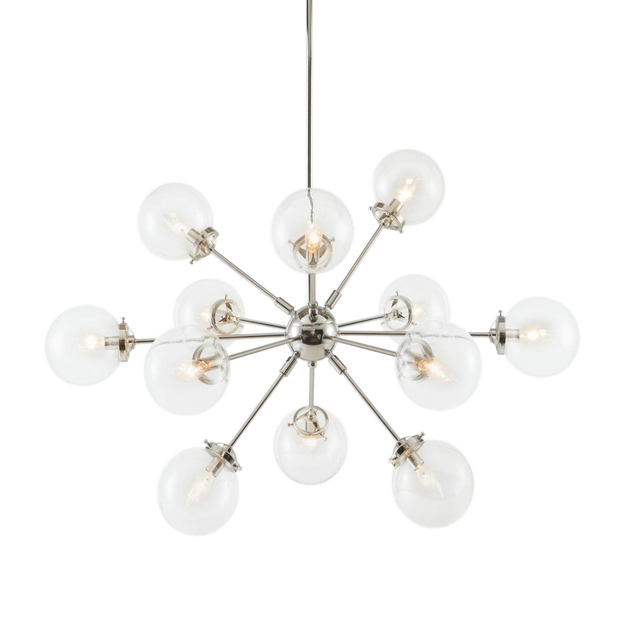 INK+IVY Paige 12-Light Chandelier with Oversized Globe Bulbs