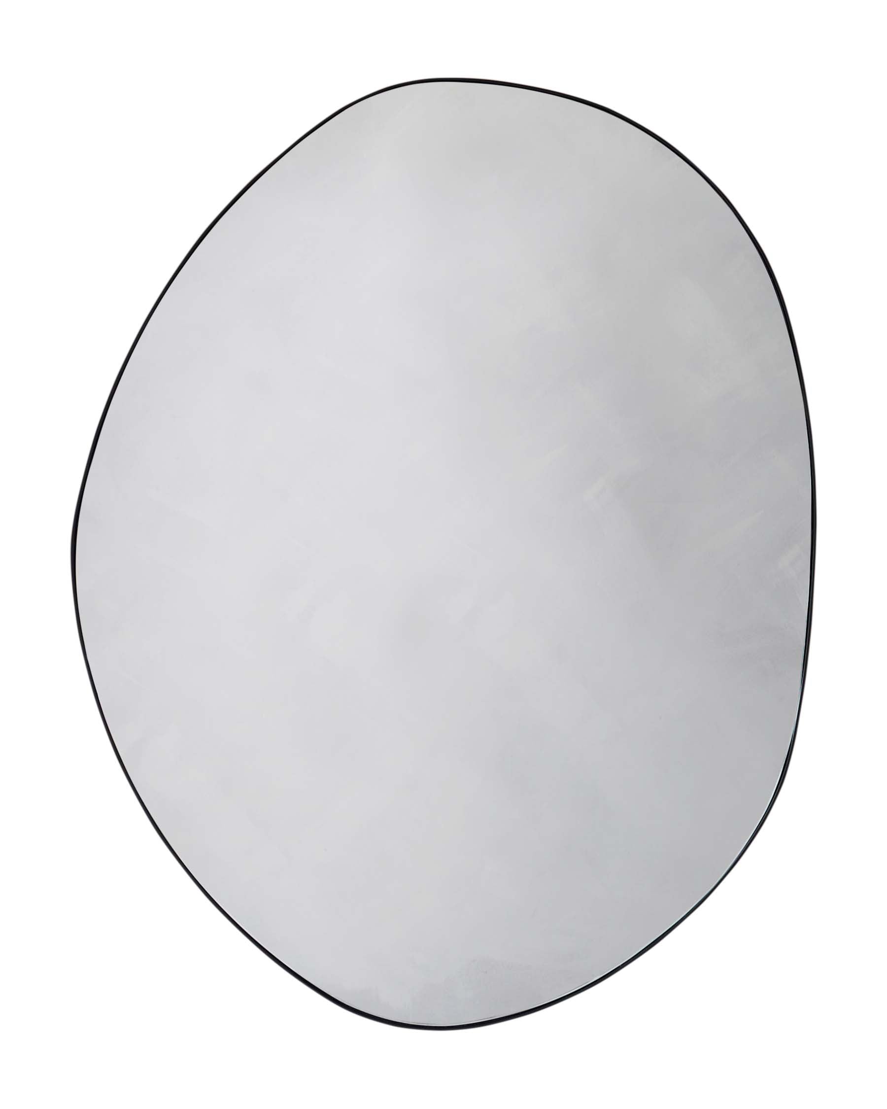 Caspian Medium Wall Mirror Black