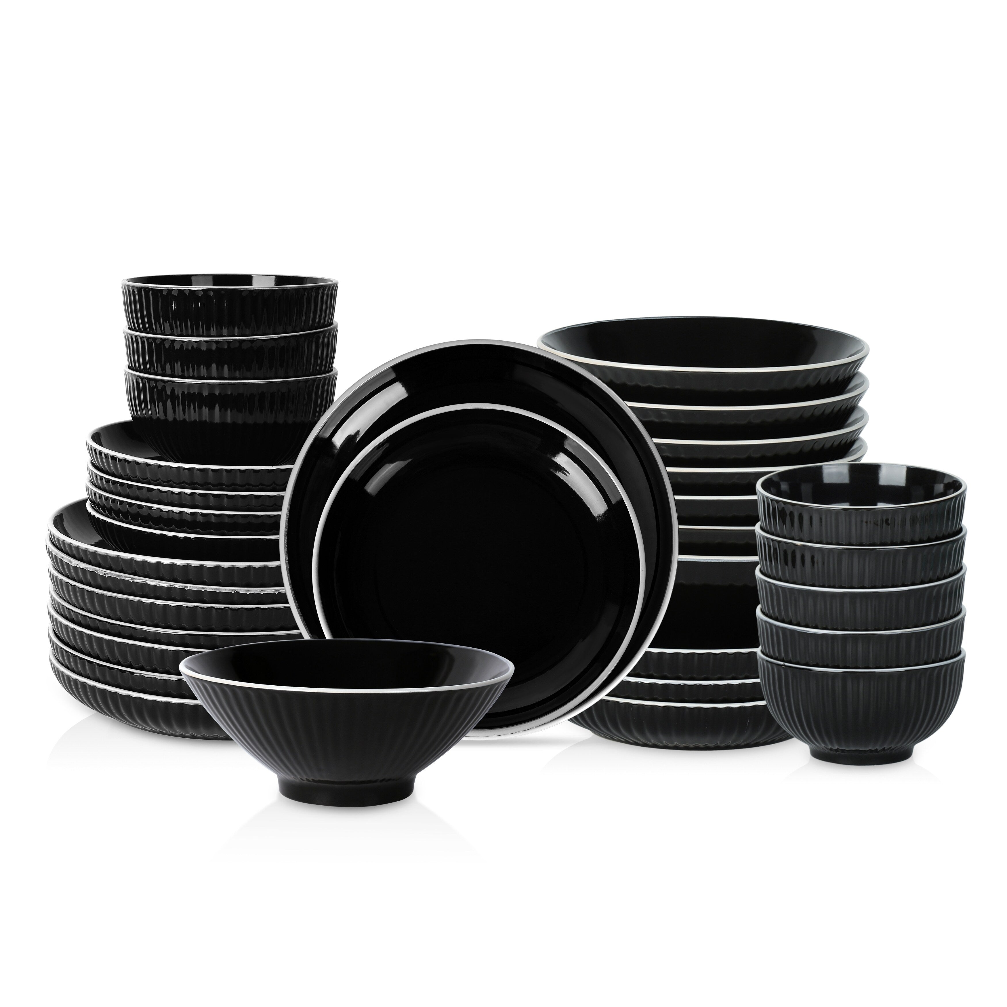 Christian Siriano Lustra Stoneware Dinnerware Set